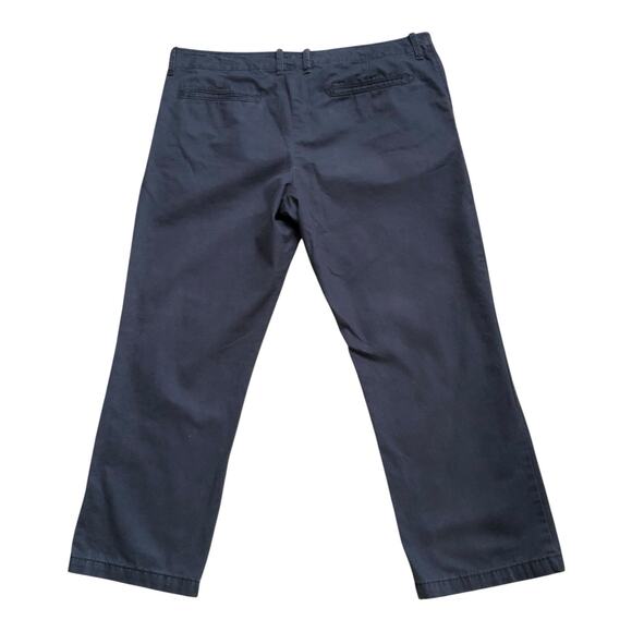 OLD NAVY Mens Size 40 Navy Blue Broken In Straight Chino Pants 29.5" Inseam - Picture 2 of 6